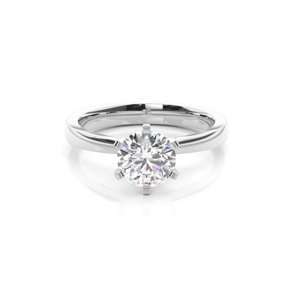 Platinum Solitaire Diamond Engagement Rings