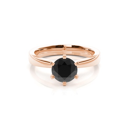 Rose Gold Diamond Engagement Rings