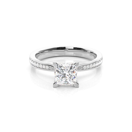 Princess Cut Diamond Engagement Rings