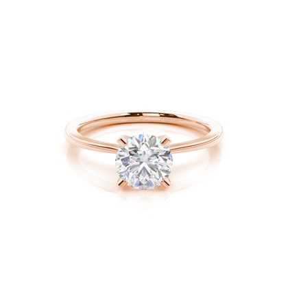 Rose Gold Diamond Engagement Rings