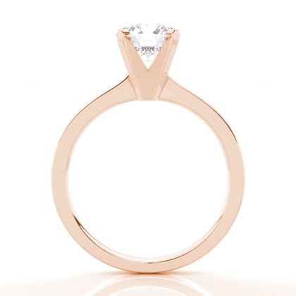 Rose Gold Moissanite Engagement Rings	