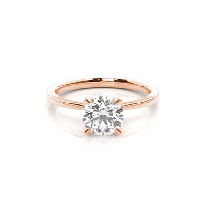 Rose Gold Diamond Engagement Rings