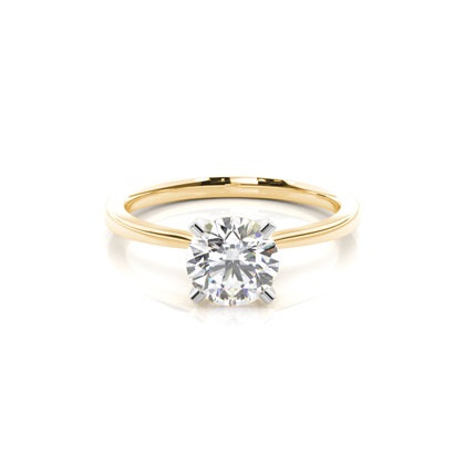 Mixed Metal Diamond Engagement rings