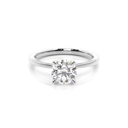 Medium Diamant Verlobungsring in einer Krappenfassung
