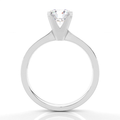 Platinum Side Stone Diamond Rings