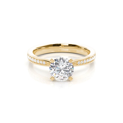Yellow Gold Diamond Engagement Rings