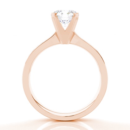 Rose Gold Moissanite Engagement Rings	