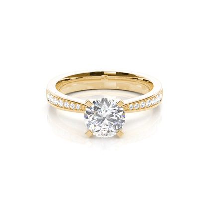 Yellow Gold Diamond Engagement Rings