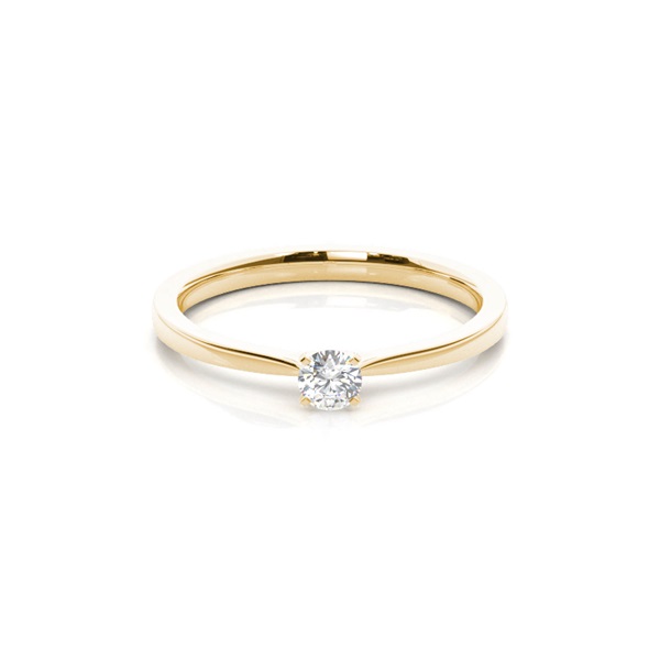 4 Prong Setting Plain Engagement Ring