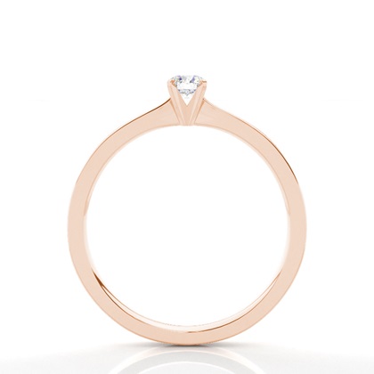 Rose Gold Promise Diamond Rings