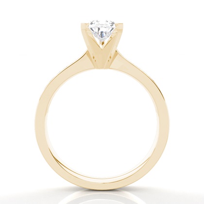 Pear Yellow Gold Diamond Rings