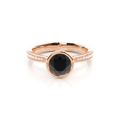 Rose Gold Diamond Engagement Rings