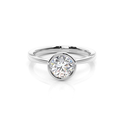 Platinum Solitaire Diamond Engagement Rings