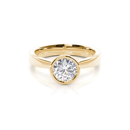 Yellow Gold Diamond Engagement Rings