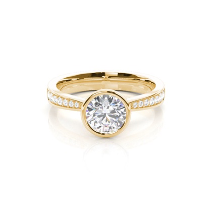 Yellow Gold Diamond Engagement Rings