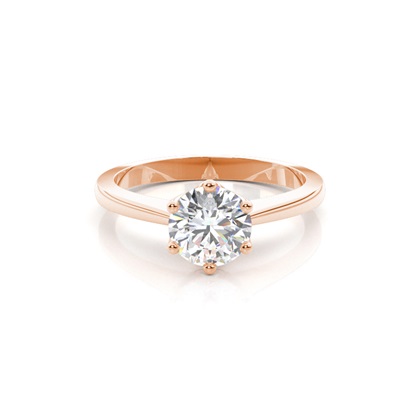 Rose Gold Diamond Engagement Rings
