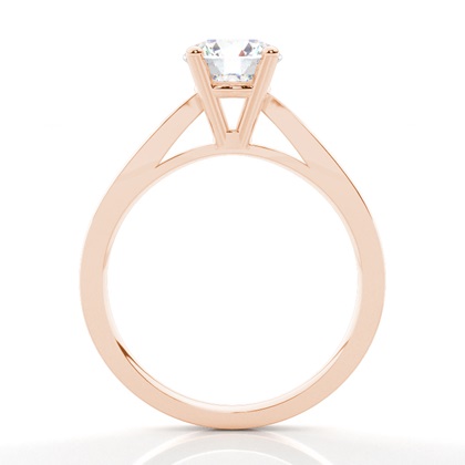 Rotgold Solitärringe Diamantringe