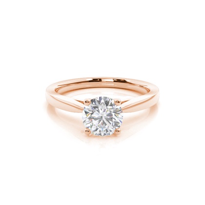 Rose Gold Diamond Engagement Rings