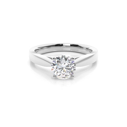Platinum Solitaire Diamond Engagement Rings