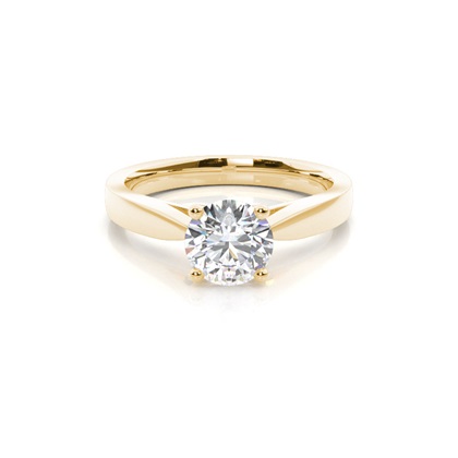 Yellow Gold Diamond Engagement Rings