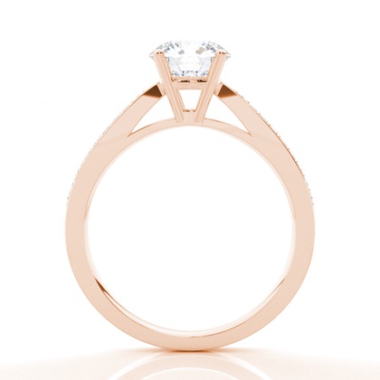 Rose Gold Moissanite Engagement Rings	