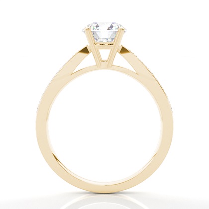 Yellow Gold Diamond Engagement Rings