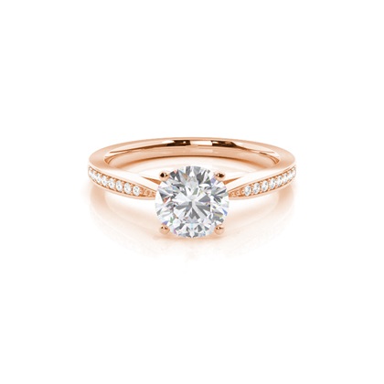Rose Gold Diamond Engagement Rings