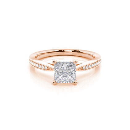 Princess Moissanite Engagement Rings