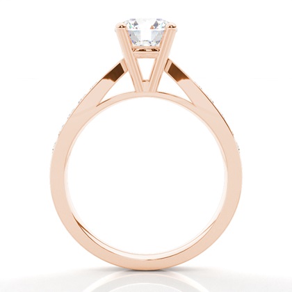 Rose Gold Diamond Engagement Rings
