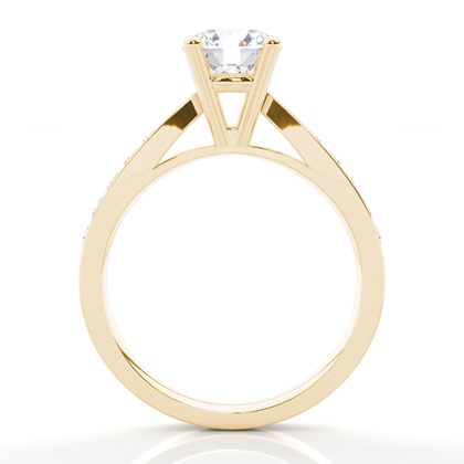 Yellow Gold Diamond Engagement Rings