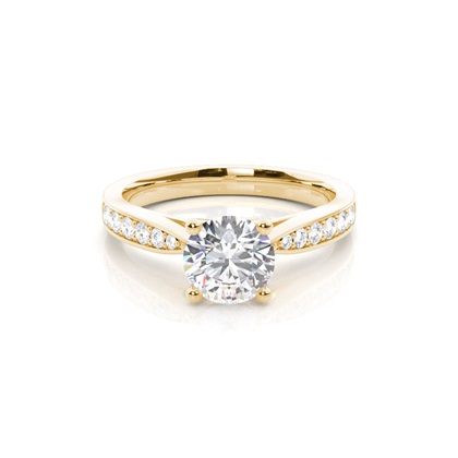Yellow Gold Diamond Engagement Rings
