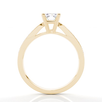 Emerald Cut Diamond Rings