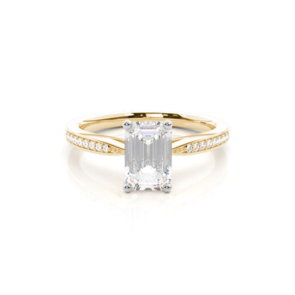 Emerald-Cut Diamond Rings
