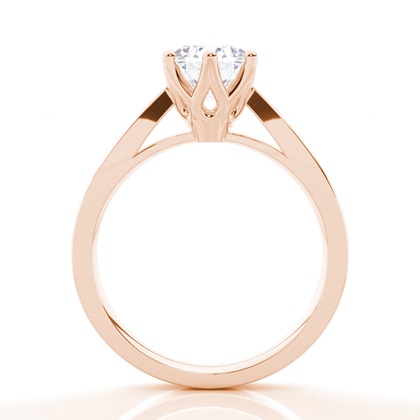 Rose Gold Moissanite Engagement Rings	