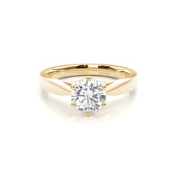 6 Prong Setting Medium Engagement Ring