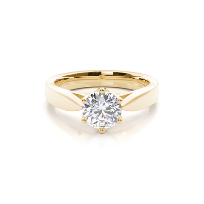 Yellow Gold Diamond Engagement Rings