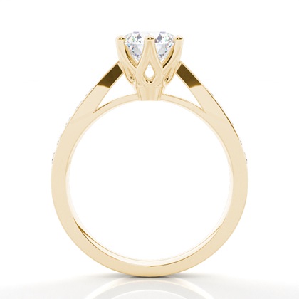 Yellow Gold Diamond Engagement Rings