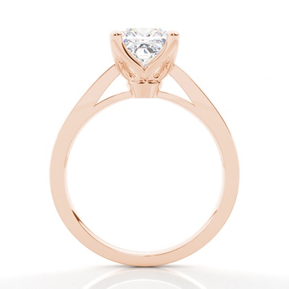 Princess Solitaire Diamond Rings 
