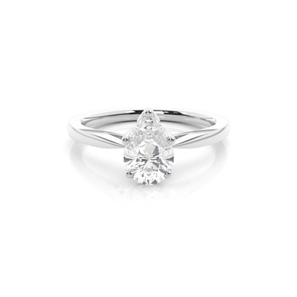 Pear Shaped Diamond Engagement Rings
