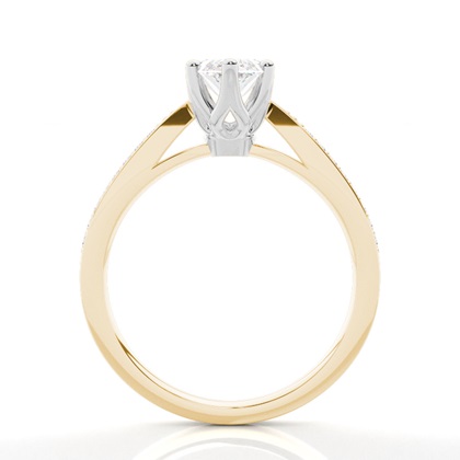 Marquise Schliff Mischmetalle Diamantringe