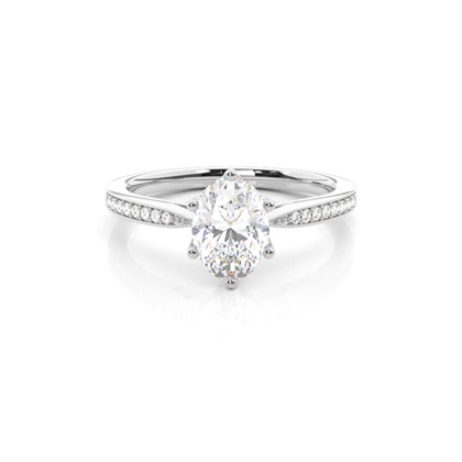 Oval Diamond Engagement Rings