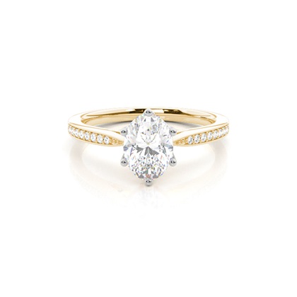 Oval Cut Diamond Rings