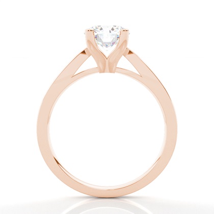 Rotgold Solitärringe Diamantringe