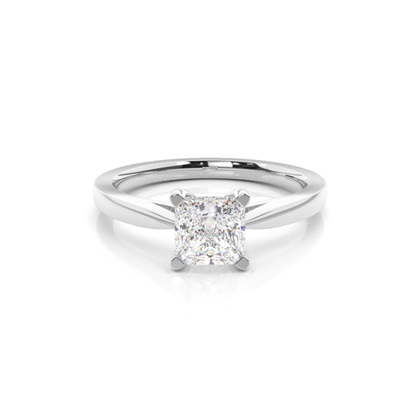 Princess Solitaire Diamond Rings 