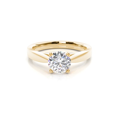 Yellow Gold Solitaire Engagement Rings