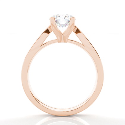 Rotgold Solitärringe Diamantringe