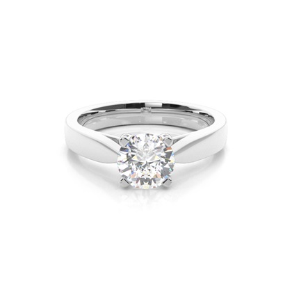 4 Prong Setting Large Engagement Ring
