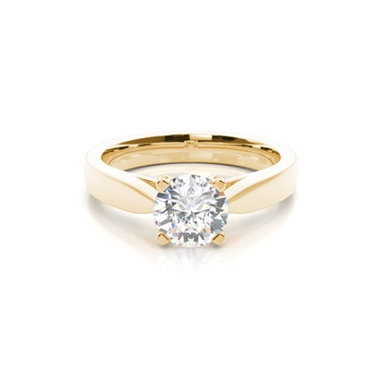 Yellow Gold Diamond Engagement Rings