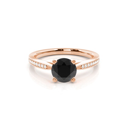 Rose Gold Diamond Engagement Rings