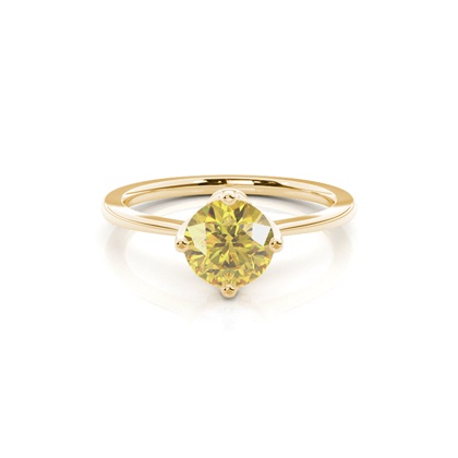 Yellow Gold Yellow Diamond Engagement Rings